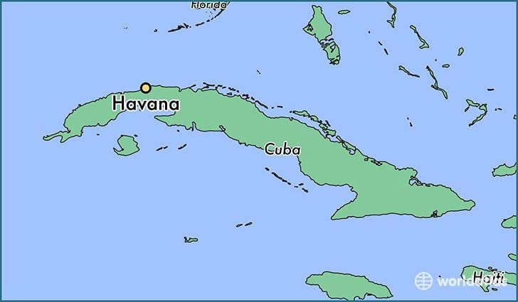 Havani Kubi na mapi
